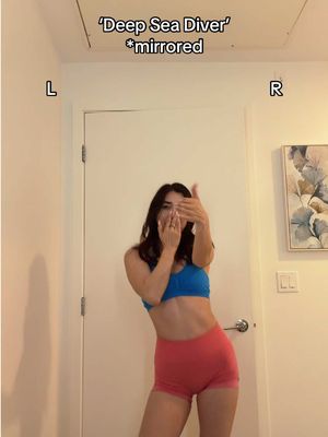 Deep sea diver mirrored tutorial #deepseadiver #stepbysteptutorial #mirroredtutorial #dancetutorial #trendingdance 