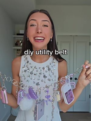 #MotorolaPartner diy everyday utility belt 💜 featuring all my favorite things, like the new motorola #razr @Motorola US 