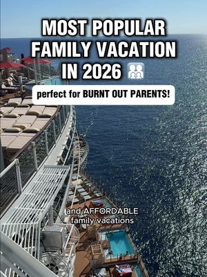 This is the MOST POPULAR all-inclusive family vacation you can book in 2026… ✨  AND IT IS PERFECT if you are a burnt out parent that does NOT want to plan a lot- but your kids will still have an amazing time 😌👨‍👩‍👧‍👦 @Norwegian Cruise Line is basically a floating all-inclusive resort, waterpark, amusement park, golf course, casino and shopping mall… ALL IN ONE PLACE! 🌊✨ Which is why this is the perfect family vacation for parents that do NOT want to do any planning - it literally requires no work and your schedule can be flexible with you and your kids 🤍 You don’t have to check in and out of hotels, figure out where you want to eat, and book activities that cost a ton of money and add up 💸 Comment “Family” and I will shoot you a DM to the deals page and the best cruise itineraries going on right now! 💨⏳ #NCLPartner   #familycruise #bestfamilyvacation #easyfamilyvacation #bestfamilycruise 