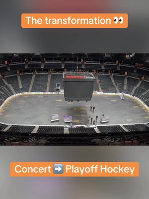 The effort to change over @Honda Center is wild. We are ready for Game 6! #StanleyCup #anaheimducks 