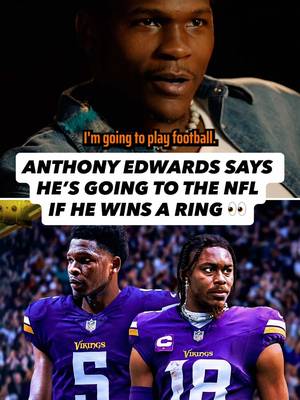 Anthony Edwards says he could play in the NFL if he wins a ring in the next few years 😮 Could you imagine?! 👀 (via @ESPN) #NBA #NBAPlayoffs #AnthonyEdwards #NFL #Football 