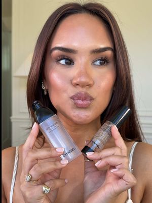 Chanel water fresh tint is my favorite ‘skin tint’ of all time and I’m so excited she’s getting the love she deserves. It’s the ultimate no makeup, makeup coverage product Chanel water fresh tint - light deep Chanel water fresh complexion touch - bO33  Chanel beauty, luxury makeup favorites, makeup review, skin tint review, light coverage makeup, natural looking makeup, #chanelbeauty #skintint #makeupreview #favoritemakeup 