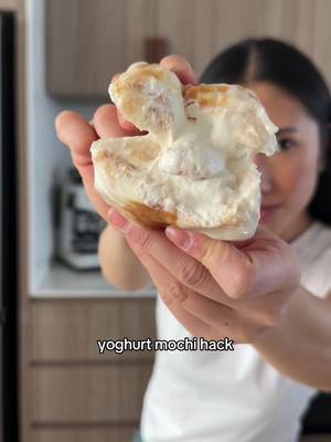 RICE PAPER MOCHI with YoPRO Ingredients: Rice paper Strawberry  Strawberry YoPRO  Diced strawberries  Mango Mango YoPRO  Diced mango (fresh or frozen) Banana Banana YoPRO Sliced banana  Pinch of cinnamon (to mix into YoPRO) Each YoPRO pot has 15g protein + vitamin b12 to support muscles and reduce fatigue! Method:  Dip the rice paper into water and place on your plate.  For each of the flavours, add 2 tbsp of YoPRO and top with the respective fruit. Top with another 1 tbsp YoPRO. Fold the rice paper into a small rectangle. Transfer to a piece of baking paper and allow to freeze for 1 hour for the best consistency. Slice and enjoy immediately. #YoghurtMochi #YoPRO #MochiRecipe #yoghurtsnack  *Good source of protein which contributes to the growth of muscle mass. Vitamin B12 contributes to the reduction of tiredness and fatigue. When consumed as part of a healthy, varied diet.