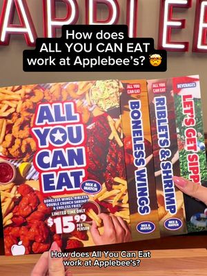 Mix and match from Double Crunch Shrimp, Riblets, & Boneless Wings. Served with coleslaw and endless classic fries. How many plates can you finish?