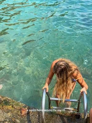 one of the prettiest places I’ve ever swum… i miss italy 🥹 #portofino #italy #northernitaly #europe 