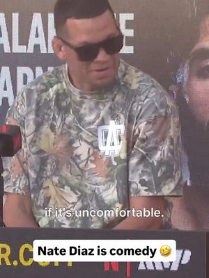 Nate Diaz: “F**k these chairs.” 🤣 #RouseyCarano  Saturday, May 16 9 PM ET | 6 PM PT LIVE on Netflix #natediaz #mma #mixedmartialarts 