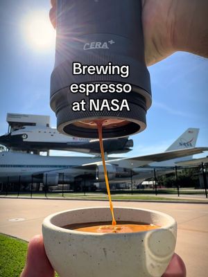 “Roger Houston: if humankind had to brew espresso in space again, @Ceraplus would be down for the challenge” ☕️🚀 Cera+, crafted by an aerospace engineer and obsessive coffee enthusiast, is an example of precision, high-performance, control and affordability, exactly what a trip to the outer space requires, and of course for that perfect espresso cup on the go. 58 mm commercial-grade basket, preinfusion, temperature and flow control, large-capacity battery, barista-level espresso anywhere. Brewed on the Earth cup from @kruveinc & @Our Coffee Shelter. COFFEEMENEZ30 (link in Instagram bio) for 30% off on Cera+ @Johnson space Houston  #coffee #cafe #space #nasa #fyp