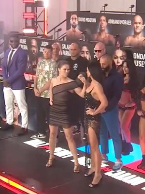 RONDA ROUSEY VS. GINA CARANO NATE DIAZ VS. MIKE PERRY FRANCIS NGANNOU VS. PHILIPE LINS Saturday May 16 9 PM ET | 6 PM PT LIVE only on Netflix #RouseyCarano 