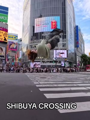 What the hell is happening in Shibuya??? 💀 #shibuya #tokyo #shibuyacrossing #tricking #japan 