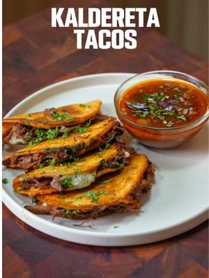 This might be one of the best Filipino dishes for batch cooking. 🌮 Kaldereta is one of those stews that just keeps getting better over time. The flavors deepen, the beef gets even richer, and honestly, it makes life a lot easier when you already have good food waiting for you at home. Lately, I’ve been trying to cook a little smarter too. One big cook session means less time at the stove throughout the week, a little less energy used, and way less food waste. Then when you’re tired of eating it with rice, you can turn it into something fun like these Kaldereta Tacos inspired by birria tacos. Rich, beefy kaldereta, crispy tortillas, melted cheese, and all that deep stew flavor in every bite.  I made this using tools from SM Home. Having the right setup at home just makes cooking feel so much easier and more intentional. Tag someone who would love this! #ForAllThingsHome #RediscoverSMHome