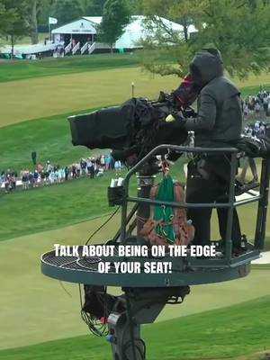 Anything for the shot. #pgachamp #golf #production #heights 