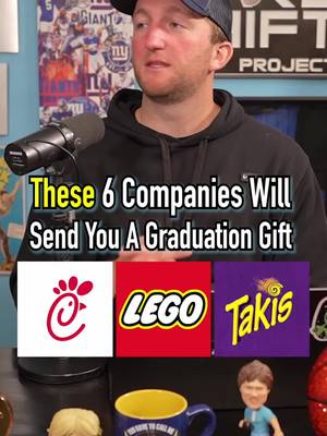 Six Companies That Will Send You A Graduation Gift! #fyp #gift #graduation #school #legos 
