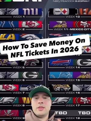 Best Way To Save Money On NFL Tickets For The 2026 Season @TickPick #nfl #tickets 