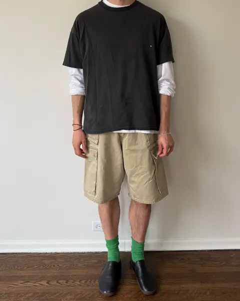 6 ways I’m wearing my shorts this summer #lemaire #menswear #flipflops #oldceline 