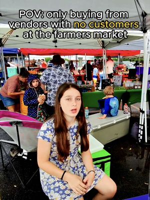 She makes amazing baked donuts! #pov #farmersmarket #wholesome #localbusiness #donuts 