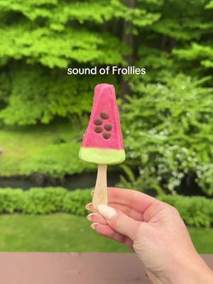 the sound of pure joy 🍉 #thesoundof #icecream #icepops #frollies #watermelon