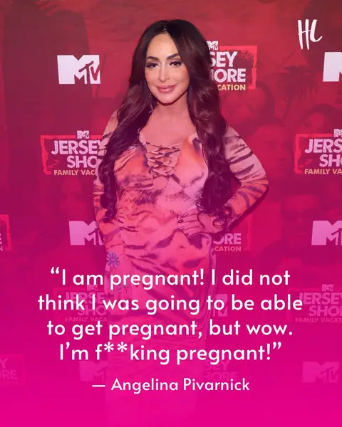 Angelina Pivarnick is pregnant! She revealed the news in the latest episode of ‘Jersey Shore: Family Vacation.’ (📸: Getty Images)