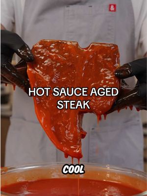 Hot Sauce Aged Steak #steak #osmo 