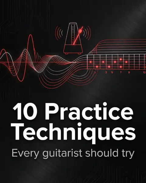 Structured but diverse practice is the best way to improve long term and reach your guitar goals. What’s your go to practice routine?