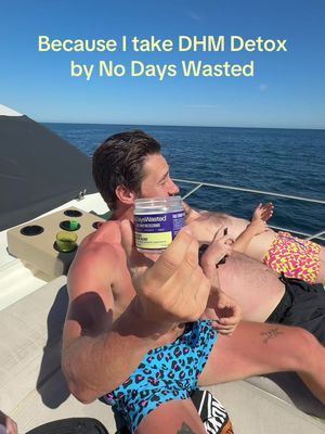 So you can do 🪩🕺🍸🎇🌙 and 🏃‍➡️☀️🏋️💧 Take DHM Detox and you’ll never have to choose between a great night and a great morning🙌  #balance #workhardplayhard #liveyourbestlife #saturdaynight #balancedlifestyle 