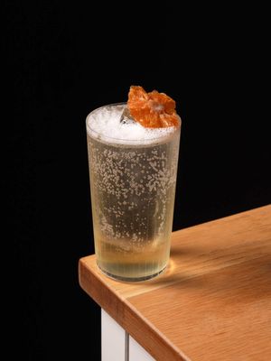Pandan Whisky Soda Scotch, Pandan, Lemon, Milk, Vanilla, Soda The Pandan Whisky Soda is a clarified milk punch inspired by a recipe from Nico de Soto. Most of Nico’s recipes involve distillates or a rotovap, but this one only requires a bit of time. Pandan is a grass commonly used throughout Southeast Asian cuisine, with this really unique hybrid flavor of vanilla, toasted rice, popcorn, and coconut. When infused into whisky, you also pick up a bit of fresh grassiness, so milk washing helps soften those greener notes while leaving behind a cleaner, silkier, and more expressive pandan profile. 600 ml Scotch ~20g pandan pandan Vacuum seal and sous vide at 52.5°C for 2 hours, then allow to infuse sealed in the freezer for 47 hours. Strain. To the infused whisky, add: 200 ml fresh lemon juice In a separate vessel: 300 ml whole milk Slowly pour the whisky mixture into the milk, stir briefly, and allow to curdle for 2 hours in the refrigerator. Strain through filters until clear. Measure your clarified yield, then add: 350 g sugar 8 g citric acid 2 ml vanilla extract Stir until dissolved, bottle, and store refrigerated. To serve: 2 oz clarified pandan whisky Stir over a large block to chill and open it up. Top with soda in a 1:2 whisky-to-soda ratio. #cocktails #drinks #mixology