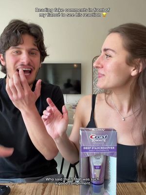 #CrestPartner Dan’s never going to miss a brush again after this 😭 @Crest #3DWhite Deep Stain Remover #CrestRealityCheckup #whiteningtoothpaste 