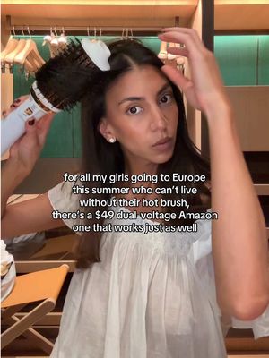 Saves me every time. Plavogue Dual Voltage Blow Dryer Brush #europetips #dualvoltage #hotbrush #hairtools #europesummer 