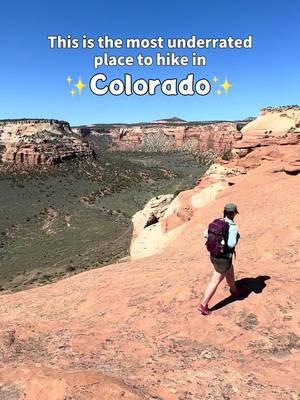 Rich because some of my favorite trails in Colorado are right in my backyard!✨🏜️🥾 #ColoradoNationalMonument #WestSlopeBestSlope #WesternColorado #GrandJunction #KateOutdoors 