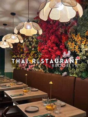 Must Try Thai Restaurant in Brooklyn 🌺🇹🇭 I’ve been craving real Thai food ever since I got back from Phuket last month… and I finally found it!!!  Khaosan is an authentic Thai comfort restaurant in Brooklyn serving up some real delicious dishes! From your classic Pad Thai, Curries and Noodles to the Khaosan Signatures🔥 I stumbled on this gem and I loved every bit of it. My absolute favorite dishes that you MUST TRY are the Kaeng Phed Ped Yang (Duck Breast), the Seafood Tom Yum and the Crab Cakes that come in the shell! From the calm atmosphere to the tasty cocktails this is a foodies lover paradise. SR Rating: A+ ⭐️ Want to find out more? Check this out.  📍128 Montague St, Brooklyn, NY  🍜Lunch Special | Mon-Fri 12 PM-3 PM If you LOVE Thai food, this one is for you! Follow @stormrates for more restaurant recommendations in NYC 🗽@khaosan_nyc  #nyceats #thaifood #brooklynrestaurants #musttryfood #fypシ 