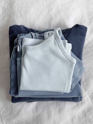 Special delivery. The Indigo Effect colour drop just launched on the app. Available online and in select boutiques tomorrow, Tuesday, May 19. #aritzia #aritziahaul #aritziaoutfits #indigo 