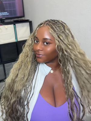 Let me find out blondes have more fun!! #ashblondebraids #blondeboho#hairvlog