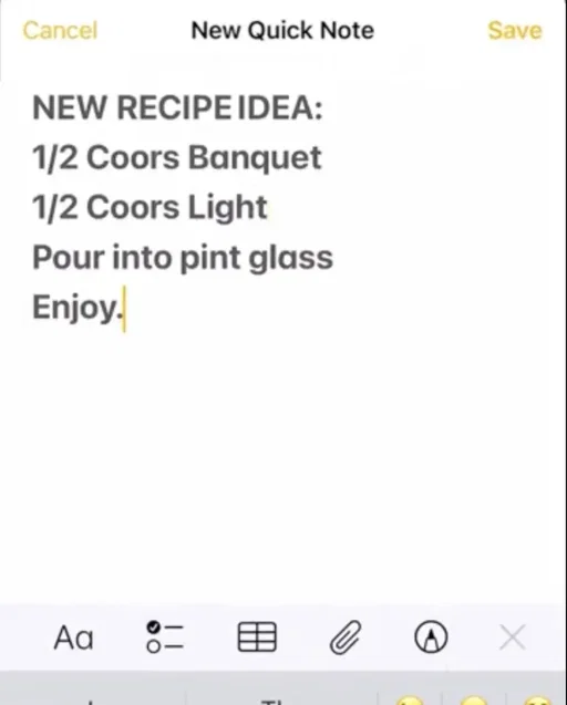 Internet, you know we’re taking notes. #CoorsMedium #CoorsBanquet #CoorsLight #takingnotes #Recipe