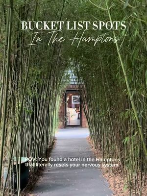 This is your reminder that you don’t need to wait for burnout to take a break…sometimes the reset looks like a weekend in the Hamptons or Montauk, where everything finally slows down. #travelbucketlist #luxuryhotels #hamptonshotels #vacationinthehamptons #boutiquehotels 