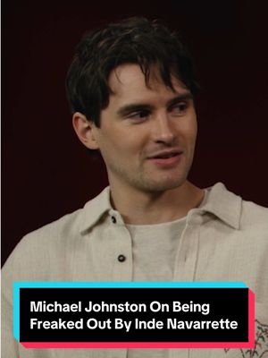 Michael Johnston was freaked out by Inde Navarrette's performance on the set of #Obsession 😨 See how their story unfolds in theaters now! Get your tickets at the link in bio. #movietok #filmtok #horrortok 