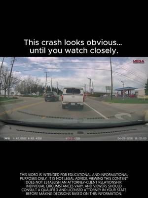 Most people watch this crash and blame the wrong driver. Here is what New York personal injury law actually says. The white car exiting the gas station carries the majority of the liability. Before you enter any roadway in New York, you are legally responsible for confirming it is clear. Crossing three lanes of traffic when your vision is blocked by the first two lanes is not an excuse. That is negligence. If you cannot see, you do not go. That said, the black car was speeding in the left lane and will carry some liability too. In New York, comparative negligence means both drivers can be found at fault, just at different percentages. The white car takes the lion's share. The black car is not off the hook.  If you were injured in either vehicle, you may still have a case. Call Ribowsky Law. Queens, Brooklyn, all of NYC. Free consultation, always available.
