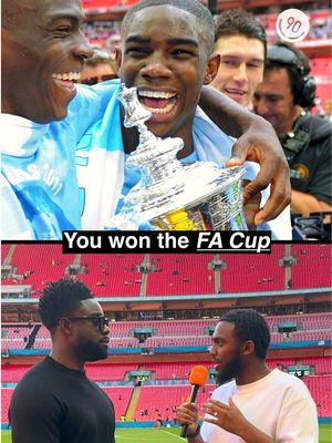 When Manchester City won the FA Cup in 2011, it began the new era of the club that we all know today. Micah Richards was on the pitch as City won their first major trophy in 35 years. But remembering who else was on the pitch with him that day proved to be a challenge. You can watch the FA Cup final this Saturday on BBC One and follow the game on BBC Sport. #footballtiktok  #facup #mancity 