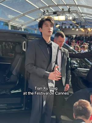 Chinese actor Tian Xu Ning at the Festival de Cannes #cannes2026 #onregardequoi #redcarpet 