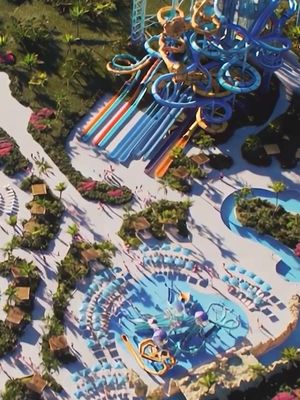 The next level of waterpark thrills is almost here 🌊 #CruiseNorwegian #waterpark #greatstirrupcay #gsc #cruise