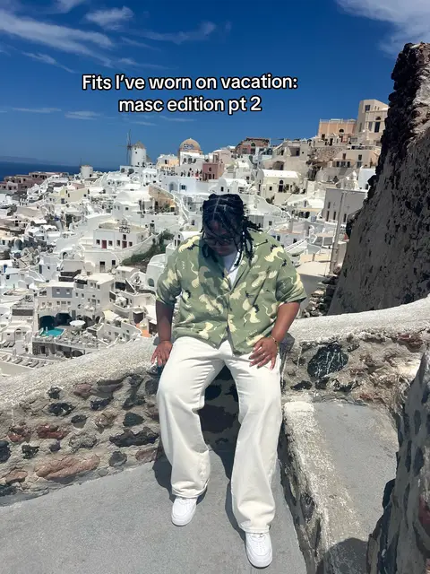 Italy, Greece and Turkey down! We head back to Greece tomorrow. What’s your favorite fit? #mascoutfits #mascfashion #outfitinspo #vacationfits #mascstyle 