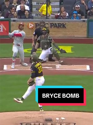 AN ABSOLUTE NUKE FROM BRYCE! 💣 #MLB #bryceharper #phillies