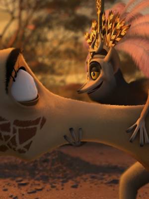 Giving love advice to your teen really does look like this sometimes 😂 MADAGASCAR is playing on Netflix!    #Madagascar #loveadvice #familymovienight