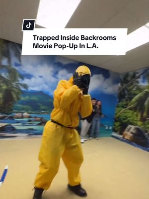 Can you escape? This immersive Backrooms pop-up lets you step inside the viral nightmare IRL — happening in L.A. this weekend only. #backrooms #popup #a24 #losangeles #burbank 