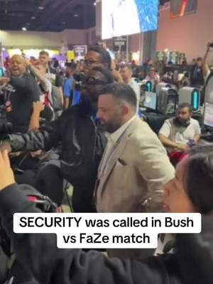 Tensions were so high that Bush and FaZe Falcons needed to be separated