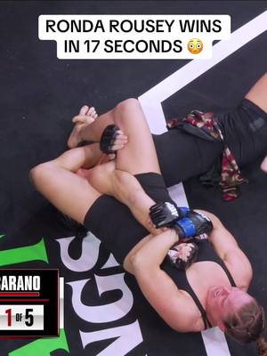 JUST LIKE THAT. RONDA ROUSEY DEFEATS GINA CARANO VIA ARMBAR IN LESS THAN 20 SECONDS. #RouseyCarano #RondaRousey #GinaCarano #MMA #MixedMartialArts 