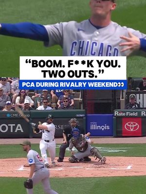THE CROSSTOWN RIVALRY IS ALIVEEEEE🔥🔥 #MLB #rivalry #chicagocubs #chicagowhitesox #baseball 