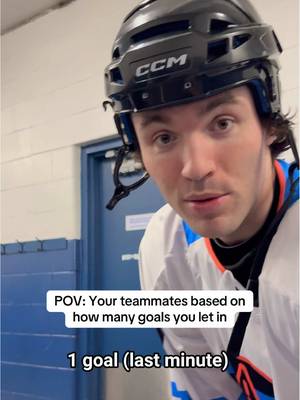 Every goalie can relate 😆 #hockeygoalie #hockeylife #hockeytok @Nick Gallais 