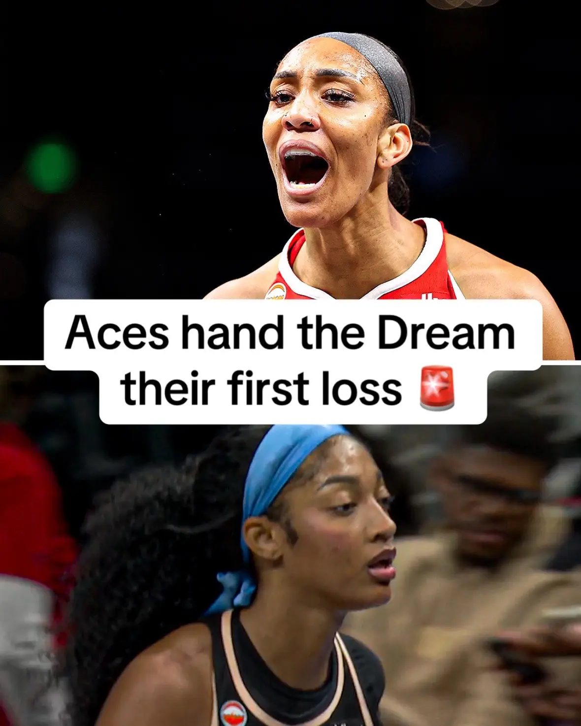 The Aces ruin Angel Reese's home debut and give Atlanta its first loss of the season 🤯 Las Vegas wins 85-84 #WNBA #LasVegasAces #AtlantaDream 