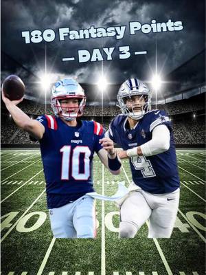 Trying to score 180 fantasy football points based on the 2025 NFL Season: Day 3 #acshear #nflfilter #fantasyfootball #nflchallenge #nflfilterteam 