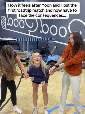 It hurt, it really did get ready for episode 2 dropping tomorrow!!! #goodgood #goodgoodgirls #roadtrip #golftok #golf @Good Good Girls @Yoonhee Kim @Marissa Wenzler @Alexis Miestowski 