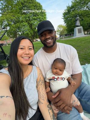 so much can change in 1 year 🥹🙏🏽🤍 #firsttimeparents #thenandnow #canadianmom #newbornbaby #parenthood 